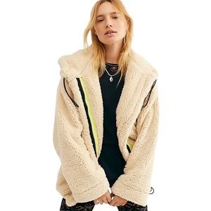 Free People Gabby Cozy Parka Sherpa Winter Coat Jacket